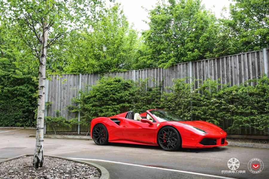 Ferrari 488 Spider on Vossen Wheels (S21-01) 2019 года  (фото 13 из 14)